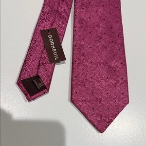Dormeuil Pink Dot Men's Tie